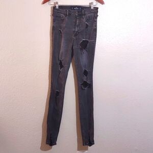 USED HOLLISTER JEANS ULTRA HIGH RISE SUPER SKINNY HOLLISTER CLASSIC STRETCH